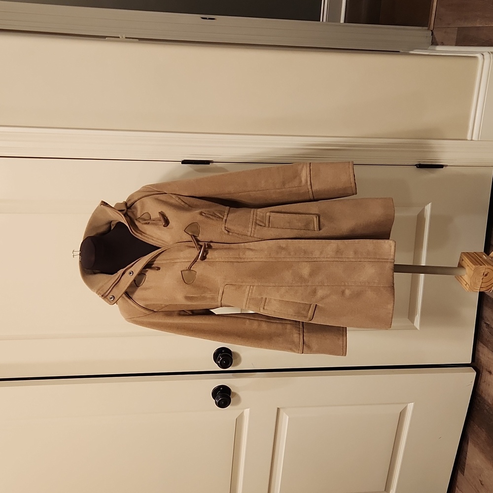 Yoki L camel pea coat